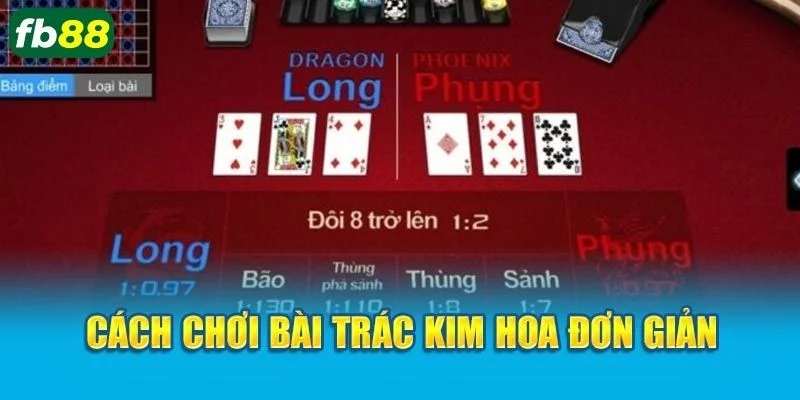 Ván chơi bài trác kim hoa tại FB88 hấp dẫn với luật cược độc đáo.
