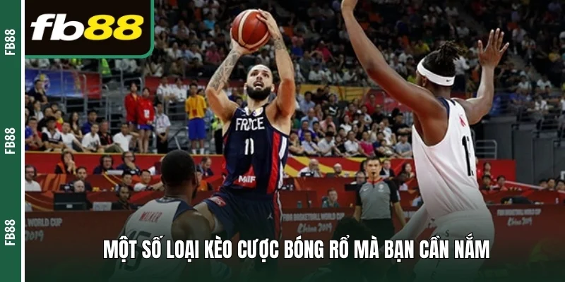 Một số loại kèo cược bóng rổ mà bạn cần nắm